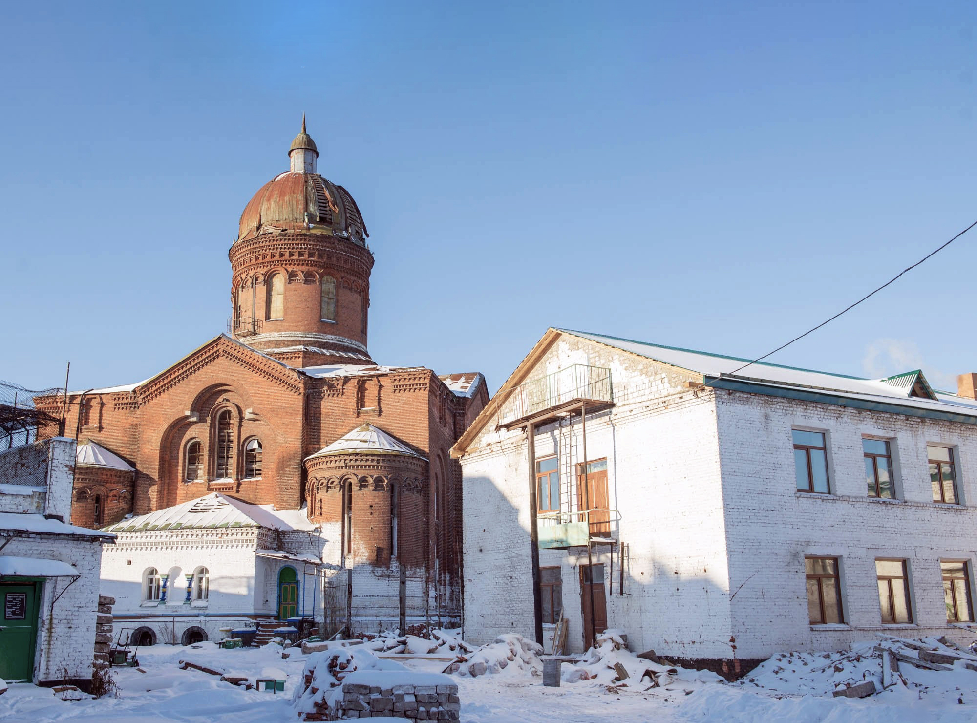 Ансамбль Иоанно-Предтеченского монастыря, где долгое время размещалась  тюрьма